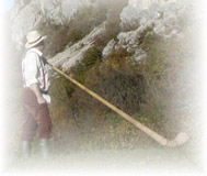 Click to listen the sound of the Alphorn, in the middle of nowhere